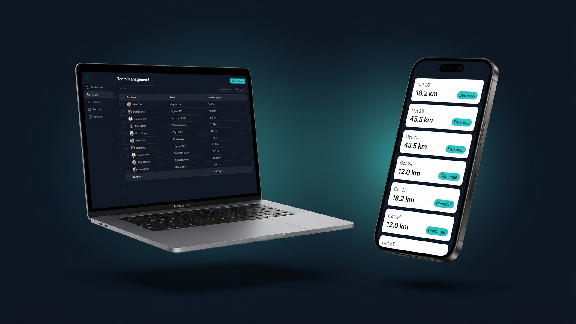OdoQuill app and web portal